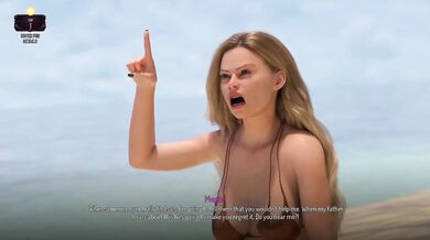 Stranded And Naked College Girl Destroyed Gushing Choked On Island