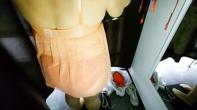 Chubby Mom Destroyed In Fitting Room POV