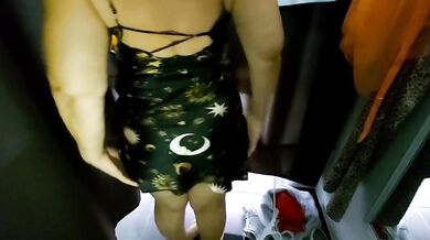 Chubby Mom Destroyed In Fitting Room POV