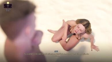 Stranded And Naked College Blonde Big Tits Island Sex Visual Novel Gameplay