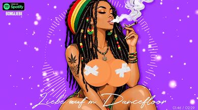 Männer wollen nur das eine Dancefloor Liebe Deutsche Reggaemusik Cartoon Romantik