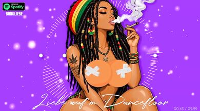 Männer wollen nur das eine Dancefloor Liebe Deutsche Reggaemusik Cartoon Romantik