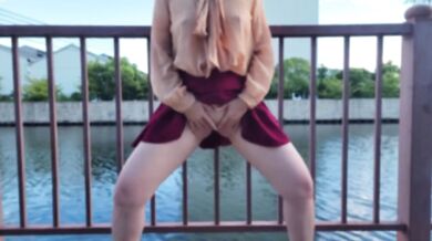 Japanese Wife Beauty Masturbates Outside Public With Dildo Big Ass Squirting Amateur HD