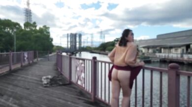 Japanese Wife Beauty Masturbates Outside Public With Dildo Big Ass Squirting Amateur HD