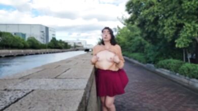 Japanese Wife Beauty Masturbates Outside Public With Dildo Big Ass Squirting Amateur HD