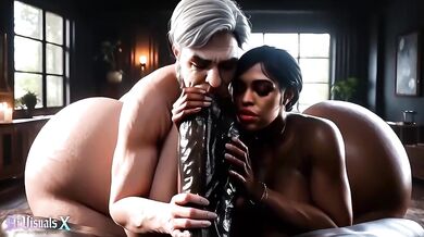 3D Mature Gilf Bimbos Destroyed Worship Gigantic BBC and BWC Compilation AI Generated