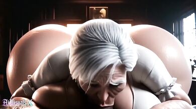3D Mature Gilf Bimbos Destroyed Worship Gigantic BBC and BWC Compilation AI Generated