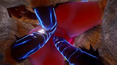 Tight Milva Pussy Destroyed By Three Furry Big Hardcock Gangbang Rough Sex