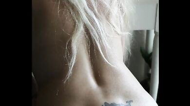 hot blonde milf in jeans destroyed gushing choked photoshoot