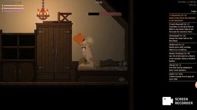 Cartoon pixel gameplay destroyed by big dick blowjob HD