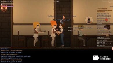 Cartoon pixel gameplay destroyed by big dick blowjob HD