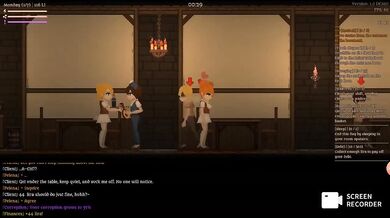 Cartoon pixel gameplay destroyed by big dick blowjob HD