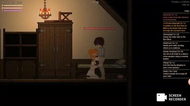 Cartoon pixel gameplay destroyed by big dick blowjob HD