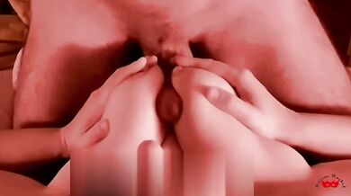 Italian Amateur POV Destroyed Gushing Cumshot On Big Tits