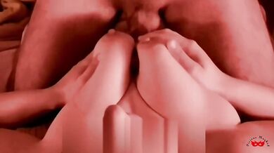 Italian Amateur POV Destroyed Gushing Cumshot On Big Tits