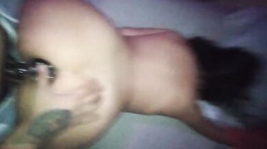 Amateur Babe Gushing From Double Penetration And Anal Clit Rubbing
