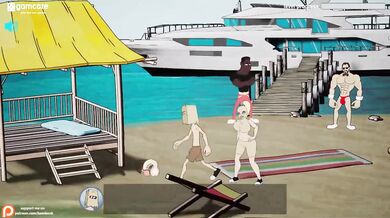 Fuckerman Destroys Ass With Big Cock On Yacht Boat Public Creampie