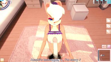 Lola Bunny Bouncing on Big Cock and Loving It POV