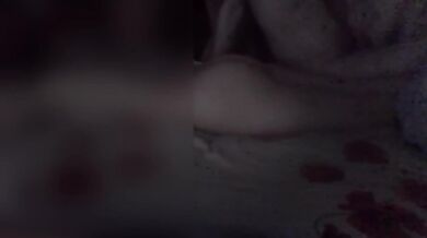 Night Vision Stepsister Lying Down Wakes Up And Likes It Old Phone Recorded Amateur