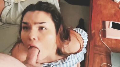 Real Couple Homemade Clothed Blowjob Amateur Facial Cumshot Thicc Girl Stockings Uncut Cock