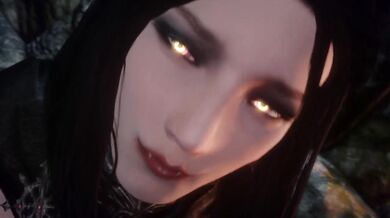 Serana Skyrim Cowgirl POV Destroyed Gushing Big Tits Brunette HD Porn