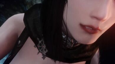 Serana Skyrim Cowgirl POV Destroyed Gushing Big Tits Brunette HD Porn