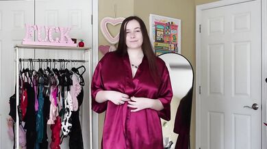 Destroyed Micro Bikini Try On Haul with Big Tits Brunette Shaved Natural Amateur