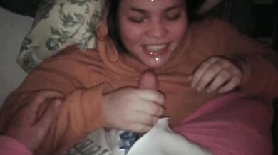 They Finished the Job but were not prepared for this much Cum haha. Big Facial!