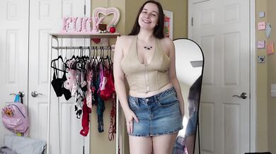 Halter Top Try On Haul Destroyed Gushing Choked Big Tits
