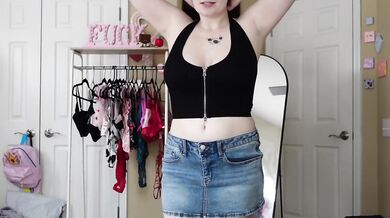 Halter Top Try On Haul Destroyed Gushing Choked Big Tits