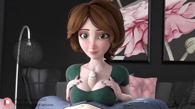 Step Aunt Cass Destroyed By Big Tits Titfuck