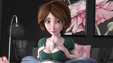 Step Aunt Cass Destroyed By Big Tits Titfuck