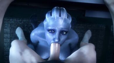 Liara Tsoni Destroyed By Deep Throat Blowjob Big Boobs Pov Face Fuck Mass Effect