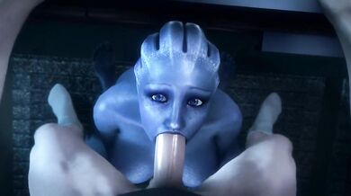 Liara Tsoni Destroyed By Deep Throat Blowjob Big Boobs Pov Face Fuck Mass Effect