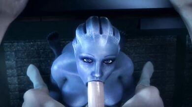 Liara Tsoni Destroyed By Deep Throat Blowjob Big Boobs Pov Face Fuck Mass Effect