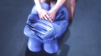 Liara T'Soni Big Tits And Huge Ass Ass Fuck In HD Porn Cartoon