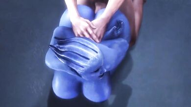Liara T'Soni Big Tits And Huge Ass Ass Fuck In HD Porn Cartoon