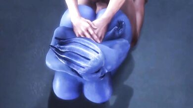 Liara T'Soni Big Tits And Huge Ass Ass Fuck In HD Porn Cartoon
