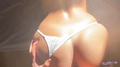 Hangover Morning Step Mom Massage Anal Threesome with Perfect Body Lightskin Big Ass Amateur Ebony