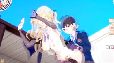 Fischl Destroyed By Big Tits Genshin Impact Koikatsu 3DCG Hentai Sex