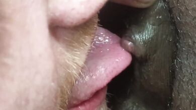 Sparkah's Ebony HD Pussy Licking Verified Amateur Gushing Clit
