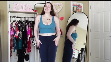 Big Ass In Black Leggings Try On Haul Destroyed Gushing Choked Amateur Big Tits
