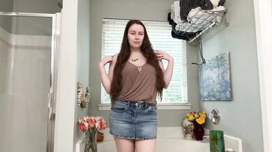 Sexy Tank Top Try On Haul With Big Tits And Huge Natural Boobs