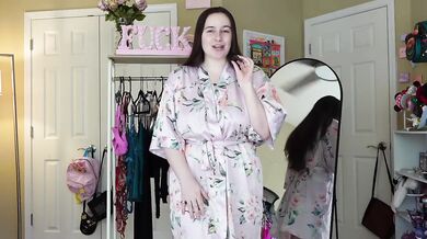 Pink Lingerie Try On Haul Destroyed Gushing Big Natural Boobs Catstaxy Hot Lingerie Choked