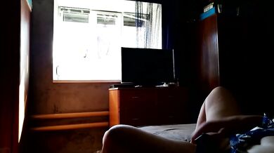 Milf Destroyed Chugging Dildo For Window Cleaner Voyeur