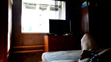 Milf Destroyed Chugging Dildo For Window Cleaner Voyeur