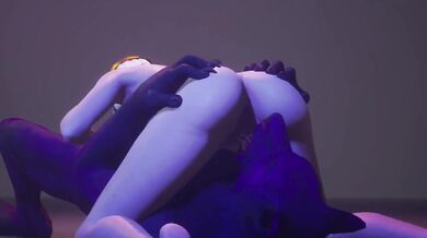 Furry Werewolf Destroyed My Mouth With Big Dick Cumshot And Sperm