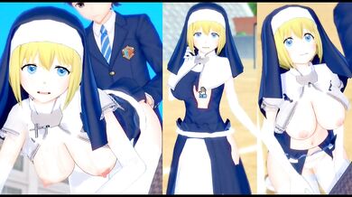 Iris Destroyed By Fire Standing Handjob Gushing Creampie Big Tits Hentai 3DCG Anime