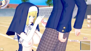 Iris Destroyed By Fire Standing Handjob Gushing Creampie Big Tits Hentai 3DCG Anime