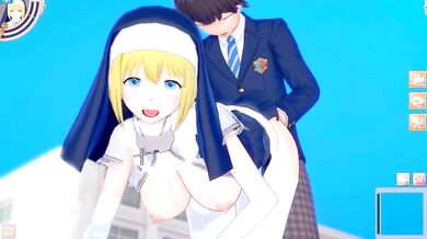 Iris Destroyed By Fire Standing Handjob Gushing Creampie Big Tits Hentai 3DCG Anime